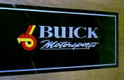 Buick Motorsports passenger plate OEM material