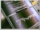 Close up-Ashtray logo choices are the T-Type in photo and also Grand National with or without intercooler, Power 6 or blank