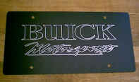 Buick Motorsports license plate